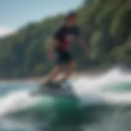 Exciting ride on the Waydoo One hydrofoil board