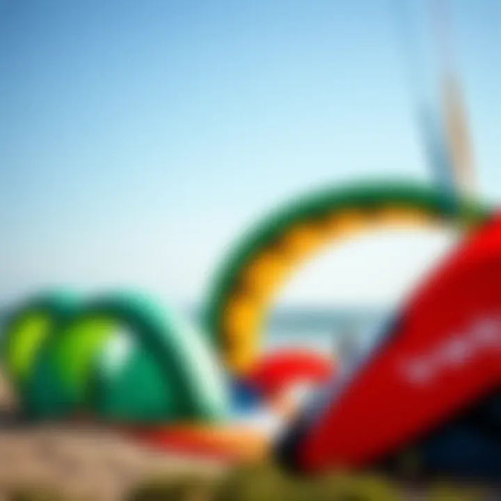 Explore the Variety of Travel Kites Diverse selection of travel kites displayed together