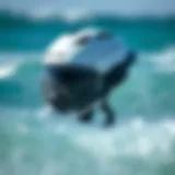 Innovative V2 helmet design showcasing advanced safety features