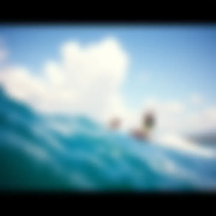 Kiteboarding in Coconut Bay Kiteboarders riding the waves, illustrating the thrill of water sports in Coconut Bay