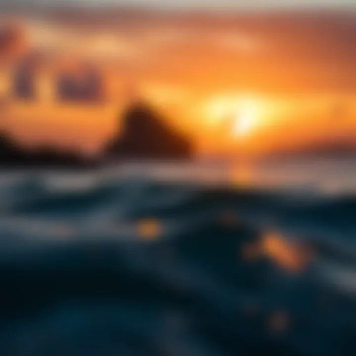 Sunset Over Coconut Bay Sunset over Coconut Bay, highlighting the serene beauty of St. Lucia