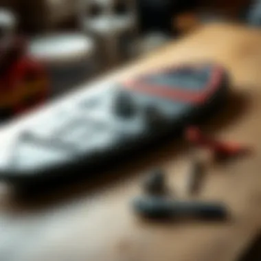 Essential Maintenance Insights for Your Fliteboard eFoil Maintenance tips for the Fliteboard eFoil laid out on a table