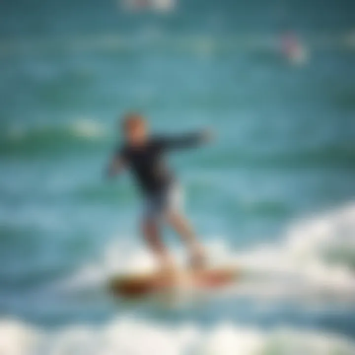 Feel the Excitement of Riding the Fliteboard eFoil User enjoying a thrilling ride on the Fliteboard eFoil