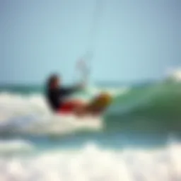 Vibrant kiteboarding scene in Fortaleza