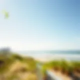 Gulfport Beach on a Clear Day Panoramic view of Gulfport beach under a clear sky