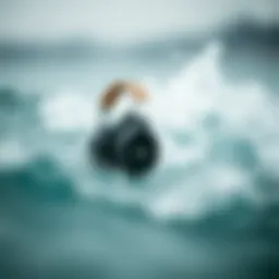 High-performance H2O waterproof headphones designed for extreme water sports