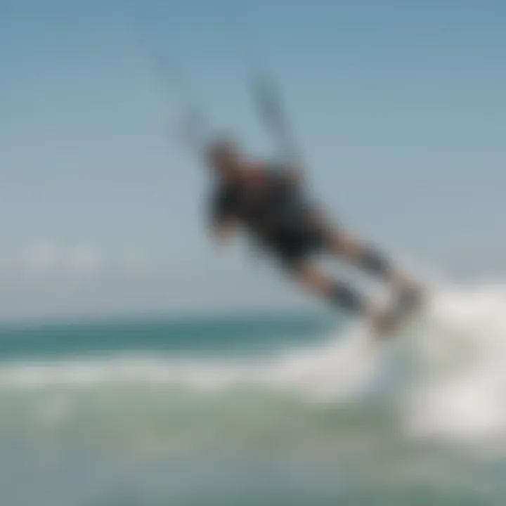 Stunning kiteboarding action at Salinas Bani beach