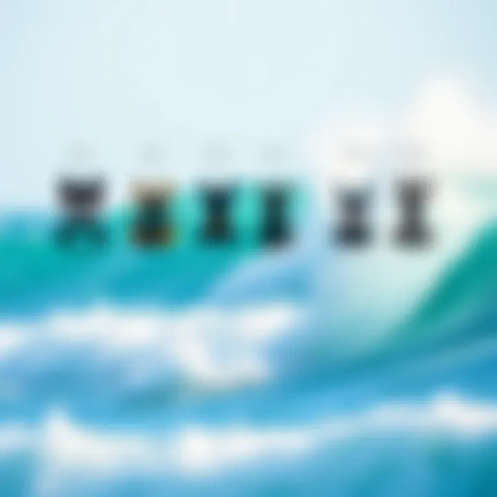 A visual comparison of kite harness types showcasing their specific attributes