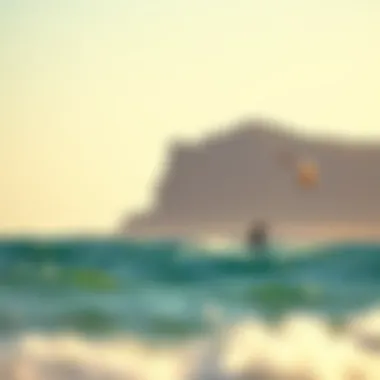 A tranquil coastal location ideal for kiteboarding and relaxation