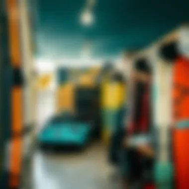 Local Rental Shops Offering Kiteboarding Gear Local rental shop showcasing kiteboarding gear