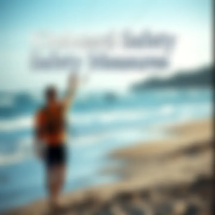 Kiteboarding Safety Measures Kiteboarding safety measures on the beach