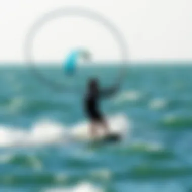 The Sound Experience of Kiteboarding Kiteboarder experiencing sound on the water