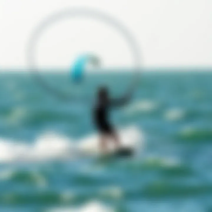 The Sound Experience of Kiteboarding Kiteboarder experiencing sound on the water