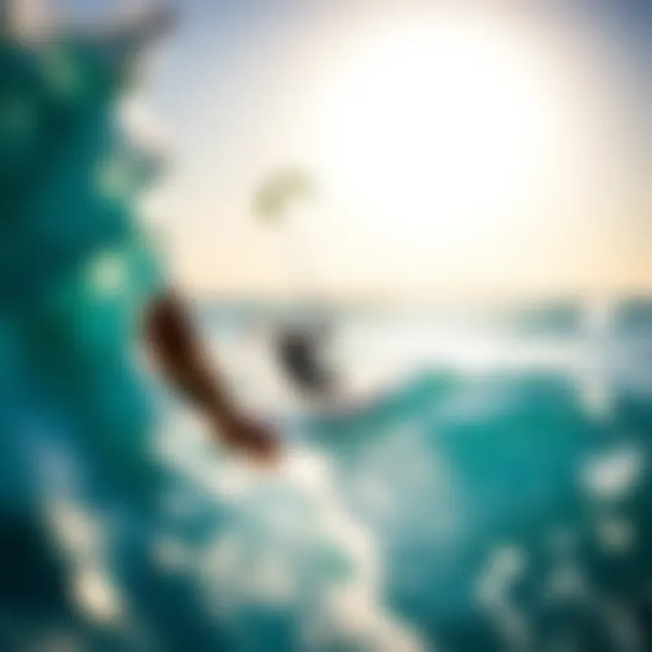 Vibrant Kitesurfing Community in Peru Kitesurfers enjoying the vibrant community atmosphere