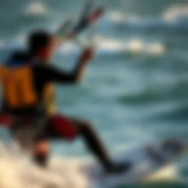 Kitesurfing safety equipment and precautionary measures