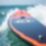 Close-up view of a KT board showcasing its sleek design.