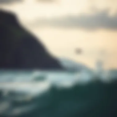 A scenic beach location, perfect for kiteboarding