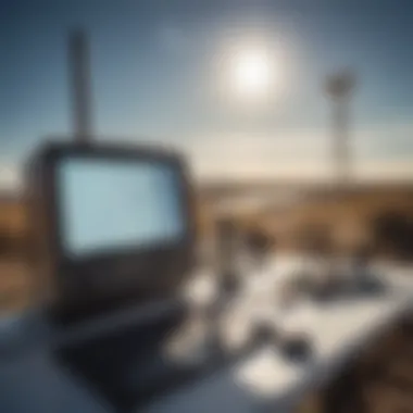 Meteorological instruments used at the Hanford Weather Station for data collection