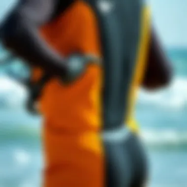 Construction of the Mustang Dry Suit Detailed view of Mustang Dry Suit construction