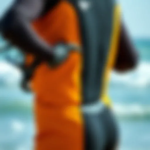 Construction of the Mustang Dry Suit Detailed view of Mustang Dry Suit construction