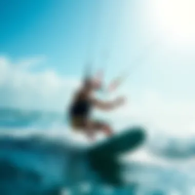 Experience the Thrill with Naish Kites Close-up of Naish kite in action