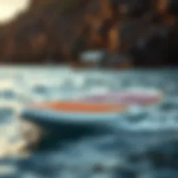 Elegant Naish paddleboard design showcasing craftsmanship