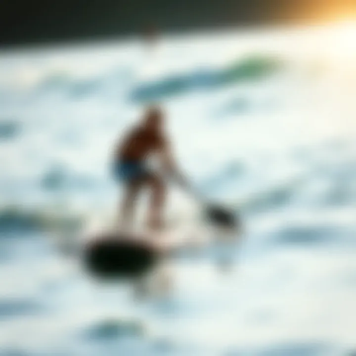 Unmatched Performance on Water with Naish Paddleboards Naish paddleboard in action on the water during a competitive event