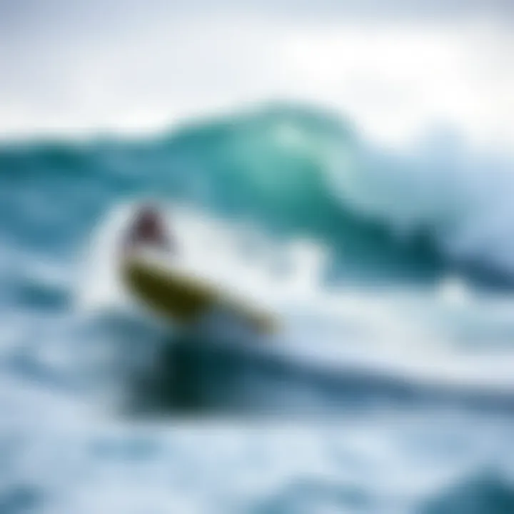 Dynamic Performance of Naish Surfboards Dynamic Naish surfboard on a wave