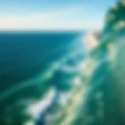 Breathtaking view of the coastline along the Florida Panhandle