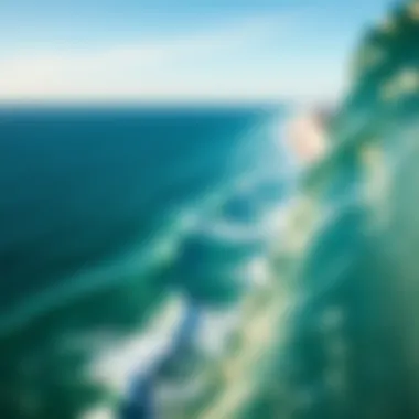 Breathtaking view of the coastline along the Florida Panhandle