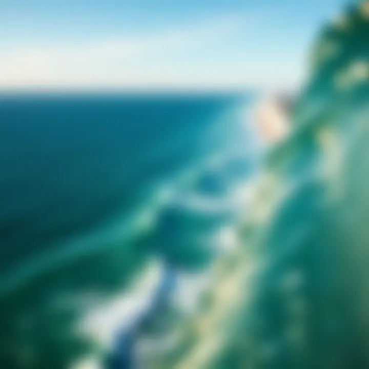 Breathtaking view of the coastline along the Florida Panhandle