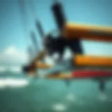 Detailed view of the North Kiteboarding bar showcasing its innovative design and features