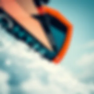 Close-up of North Orbit kite design features