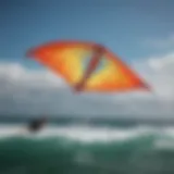 Detailed view of Ocean Rodeo kite showcasing design and features