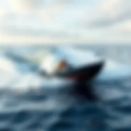 Dynamic view of the Ocean Rodeo Mako on the water showcasing its sleek design