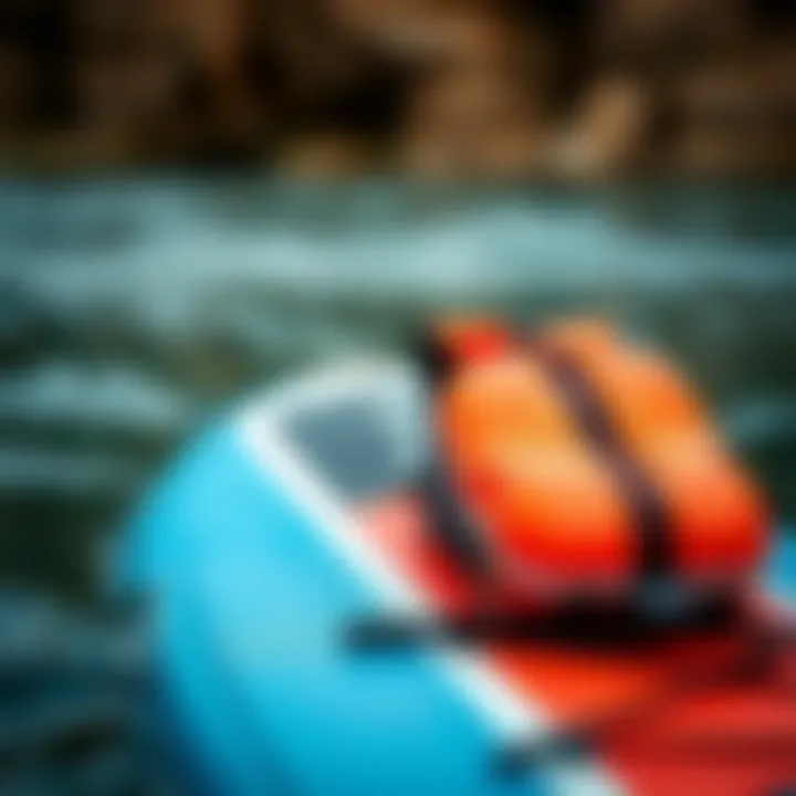 Safety gear and paddle boarding essentials