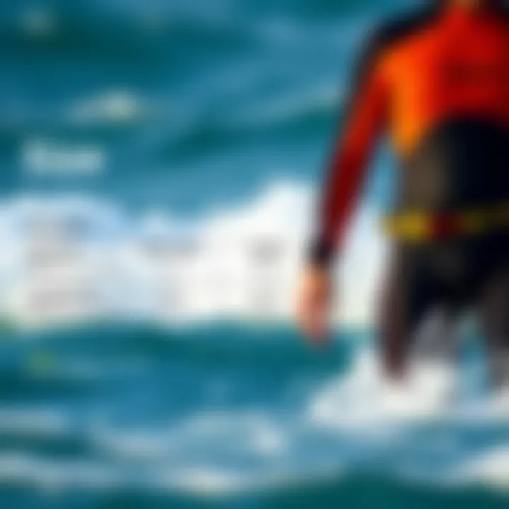 Comparative chart of Patagonia wetsuit sizes