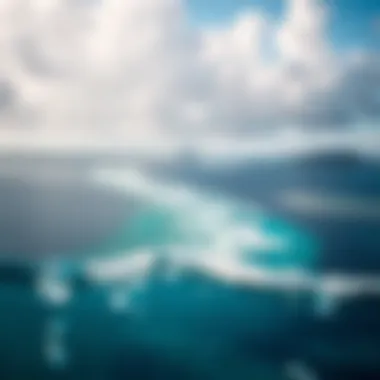 Scenic view of Saipan's coastline