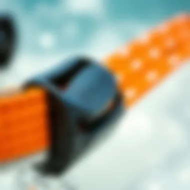 Close-up of Stryder strap materials highlighting durability