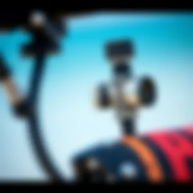 Components of the Bravo Air Pump A detailed shot of Bravo air pump components, highlighting its durable construction.