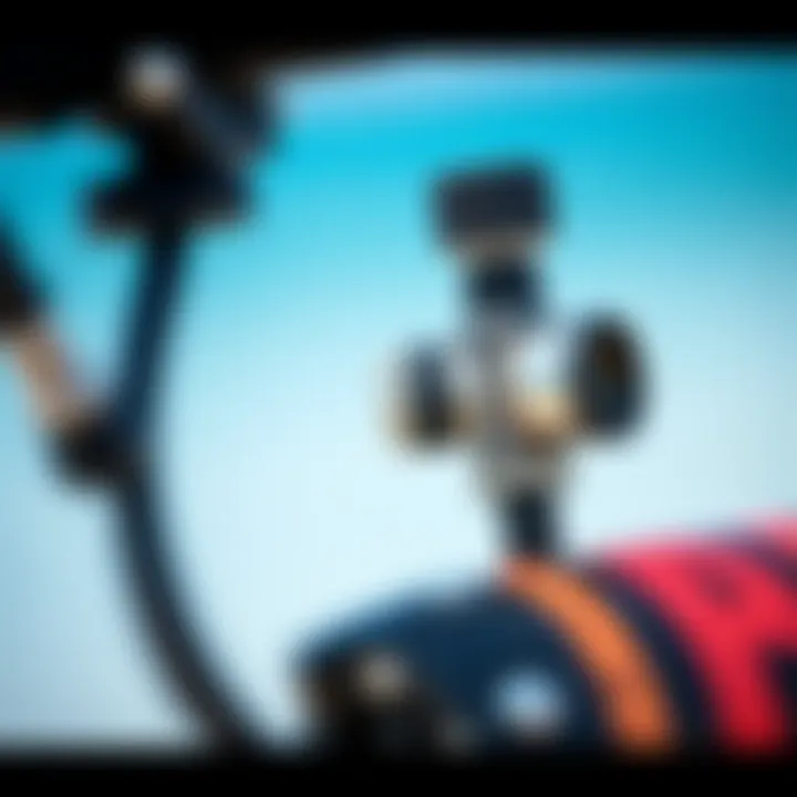 Components of the Bravo Air Pump A detailed shot of Bravo air pump components, highlighting its durable construction.