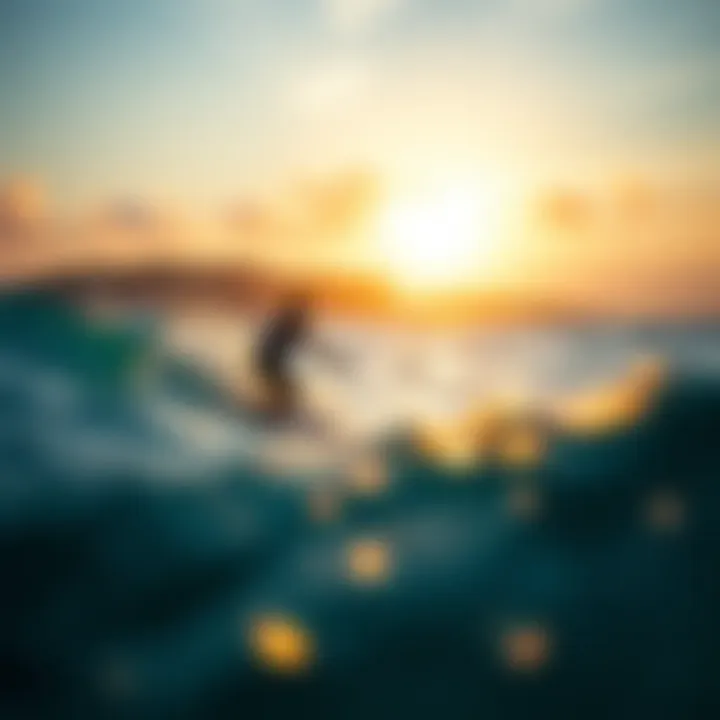 A picturesque kitesurfing destination