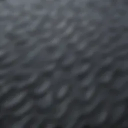 Close-up view of Yamamoto neoprene texture showcasing its unique properties