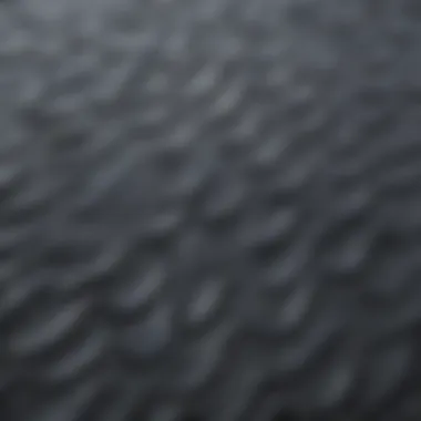 Close-up view of Yamamoto neoprene texture showcasing its unique properties