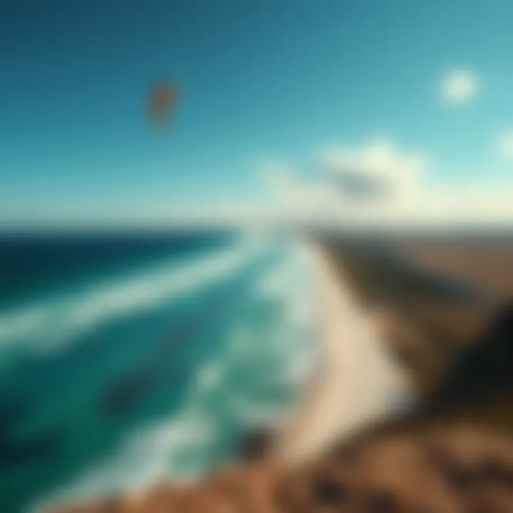 Scenic Coastline of Tiger Tail Beach Panoramic view of Tiger Tail Beach, highlighting its scenic coastline and clear waters.