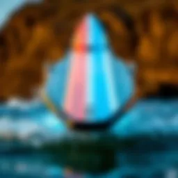 Electric foil board showcasing advanced design