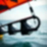 Detailed view of an engine spreader bar showcasing its innovative design