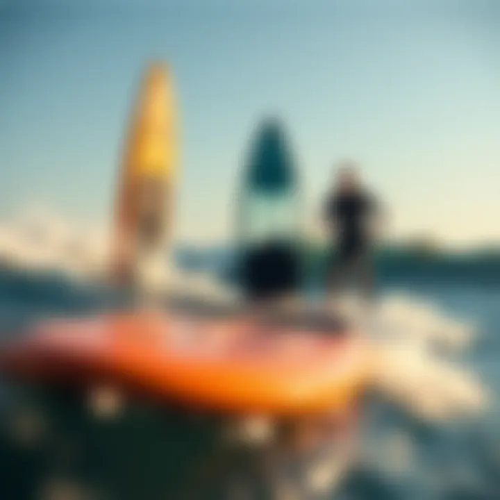 Budget-friendly foil surfing options displayed