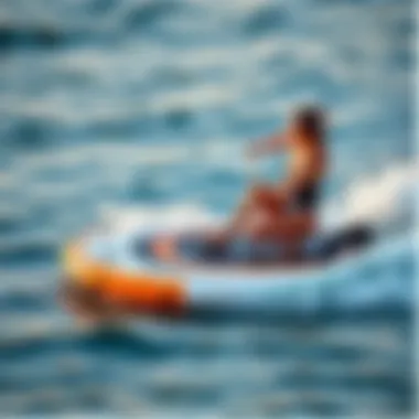 Hydro Board in Action: Enthusiast Experience Enthusiast using a hydro board on water