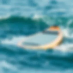 High-quality hydrofoil surfboard showcasing advanced materials